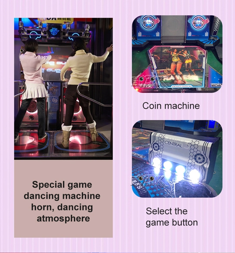 55&quot; Dance Central 3 Coin Operated Games Dance Revolution Arcade Machine Dance Machines