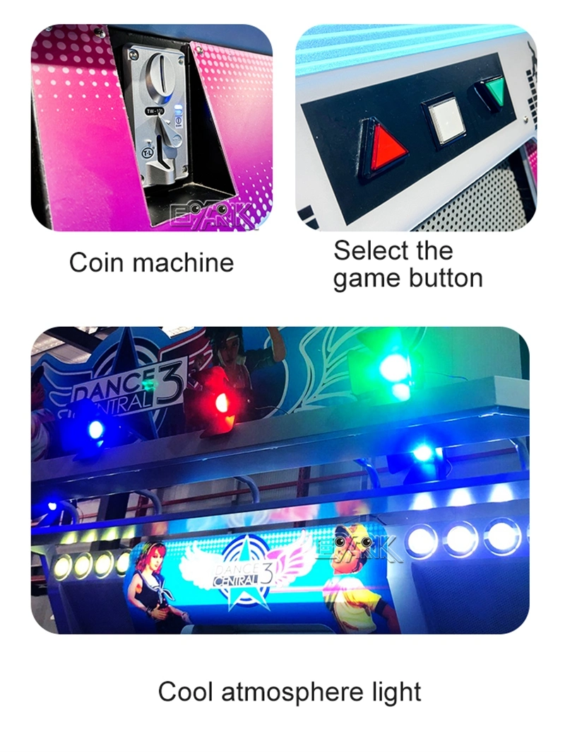 55&quot; Dance Central 3 Coin Operated Games Dance Revolution Arcade Machine Dance Machines