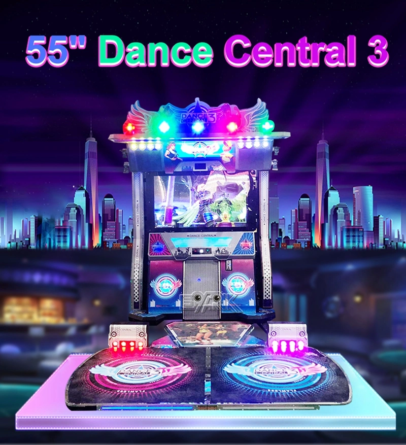 55&quot; Dance Central 3 Coin Operated Games Dance Revolution Arcade Machine Dance Machines